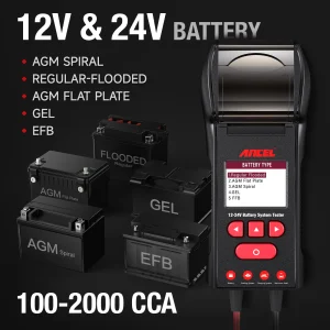 BST600 Battery Analyzer Printer