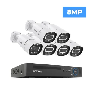 H.View 4K PoE Security System